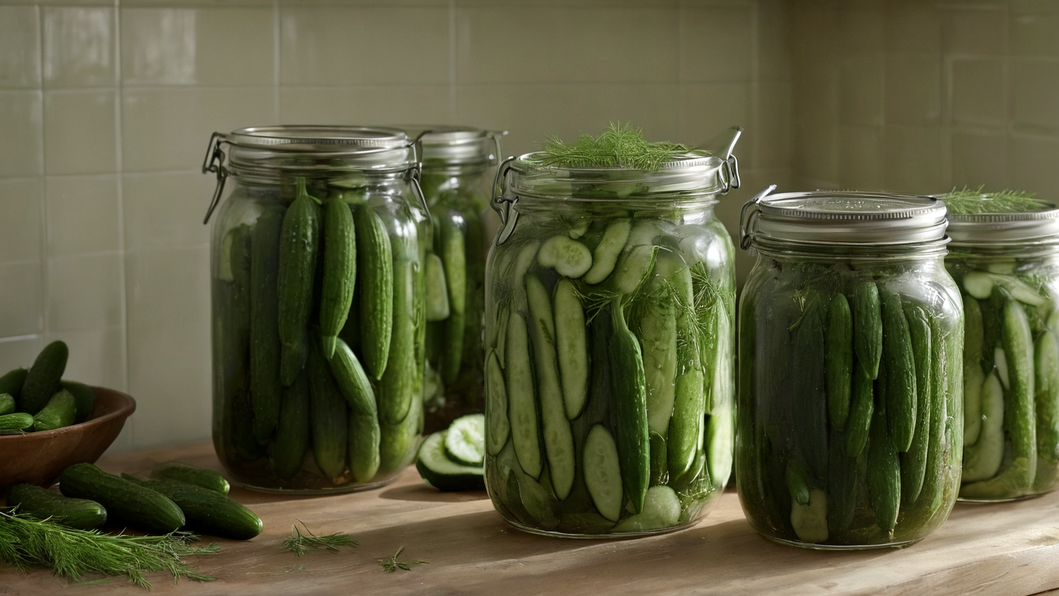 Home Fermented Pickles Jar Safety Routine
