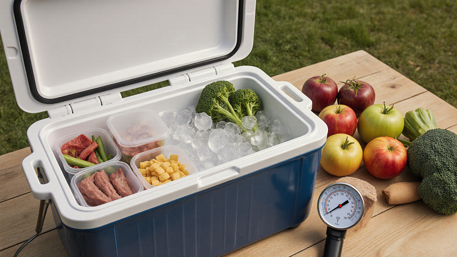 Picnic Cooler Packing Two-Hour Food Safety Plan